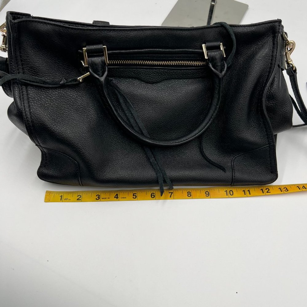 Rebecca Minkoff Black Leather Regan Satchel - Picture 7 of 16